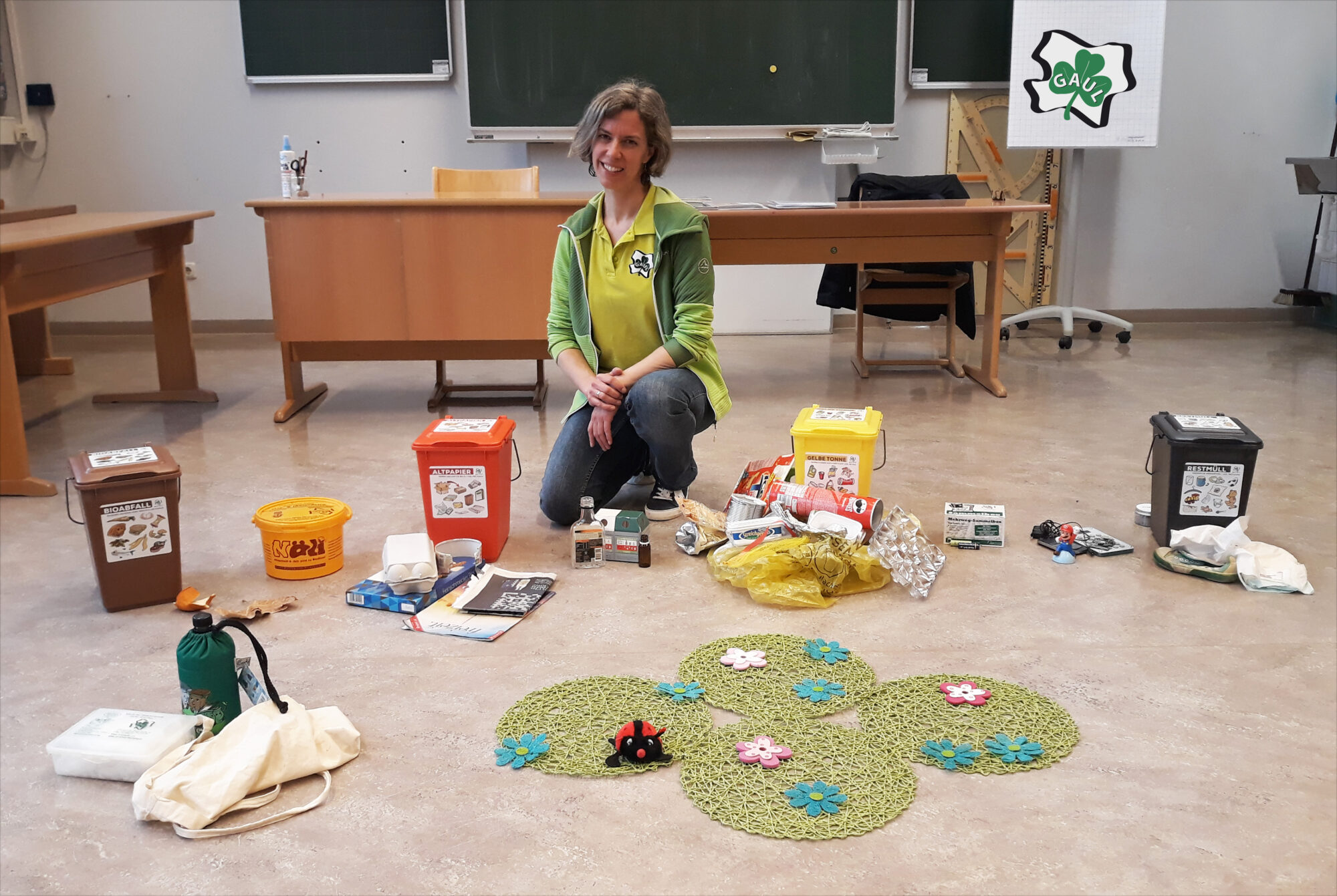 Abfallworkshop in der Schule